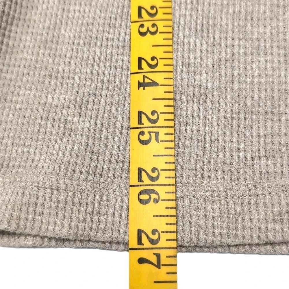 Polo‎ Ralph Lauren Thermal Waffle Knit Crew Neck Shirt Mens L Beige Long Sleeve